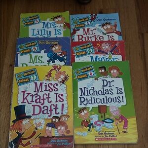 Scholastic My Weird School Book Set - Green, Red, Blue Covers